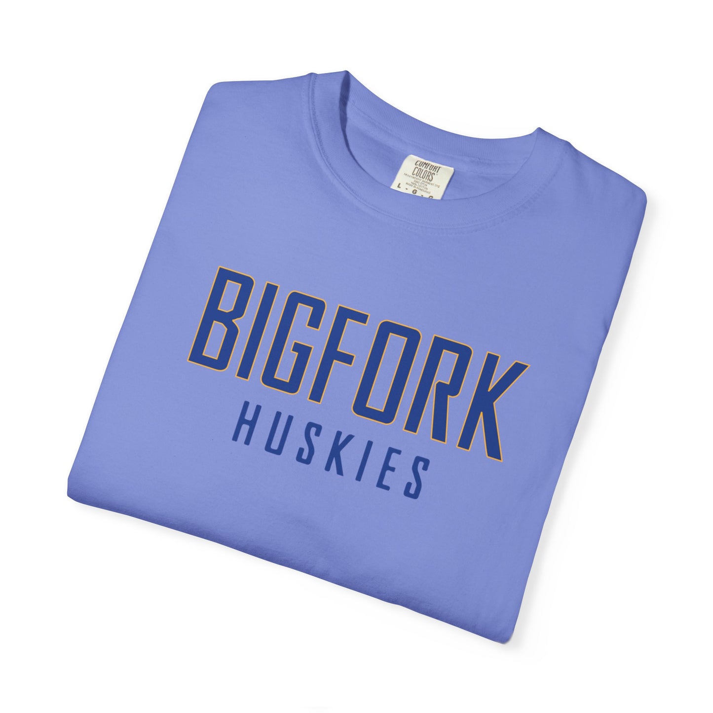 Bigfork Huskies Wordmark Unisex Garment-Dyed T-shirt