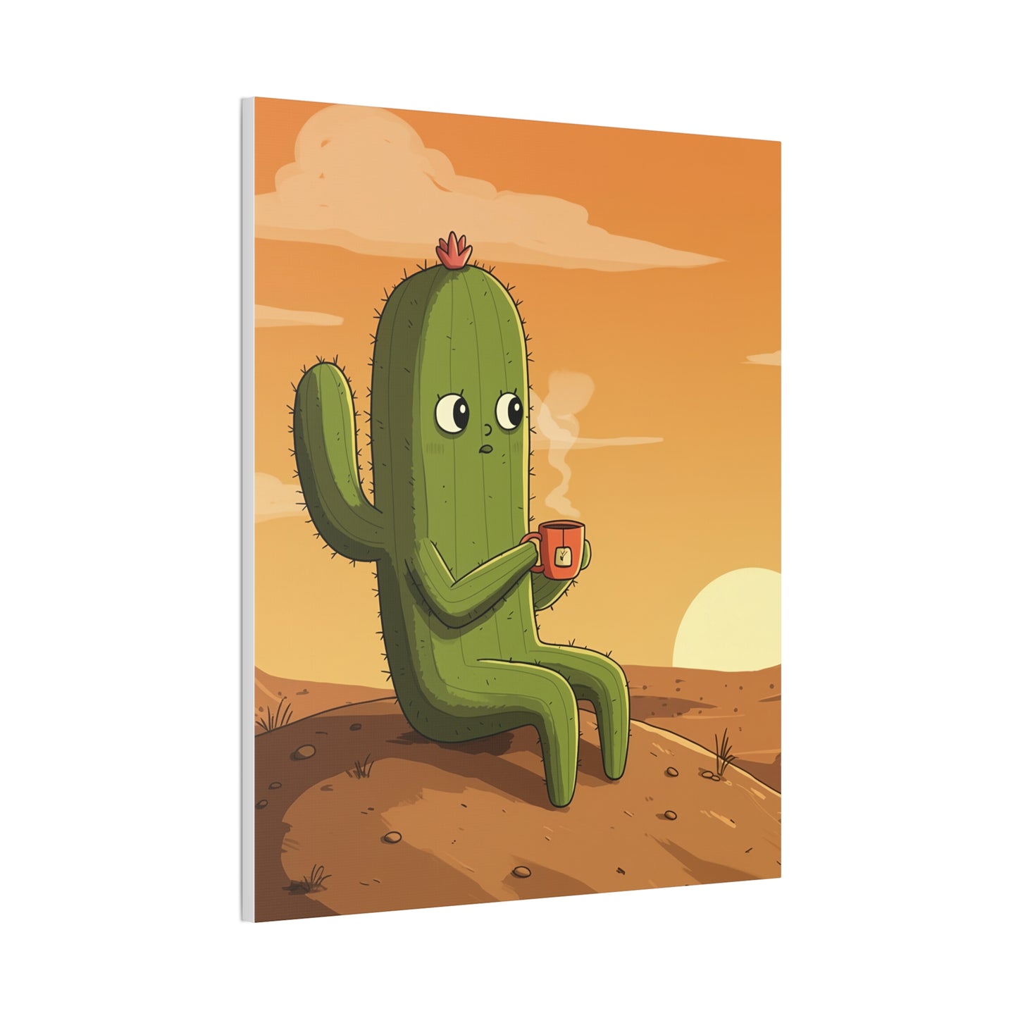 Existential Cactus: Sunrise, Sass, and Silent Dread