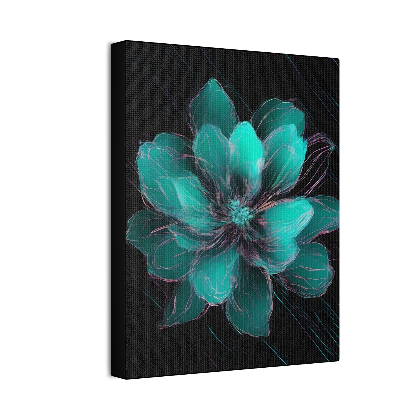 Glow Bloom: A Flower in the Void