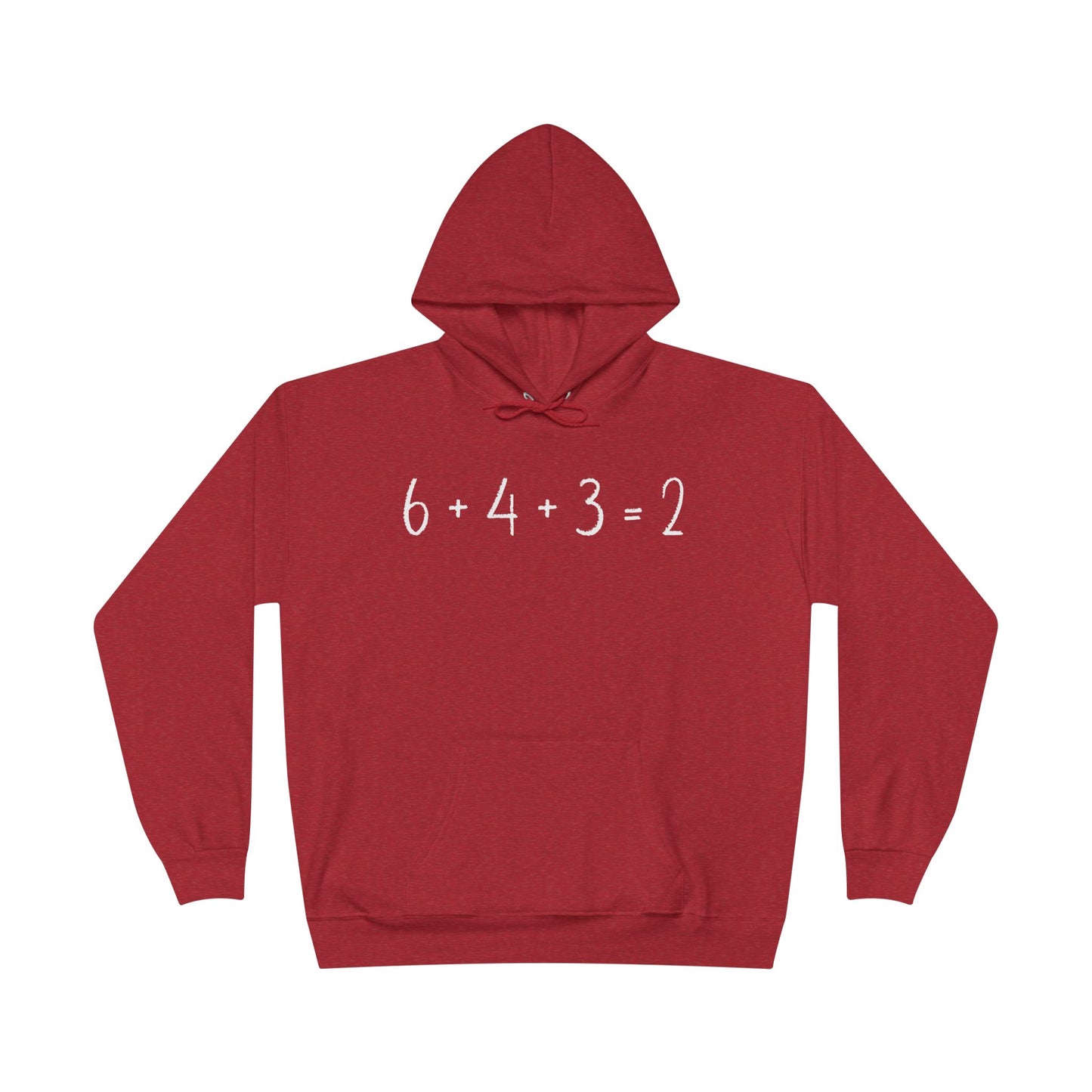 6+4+3=2 Baseball/Softball Hoodie