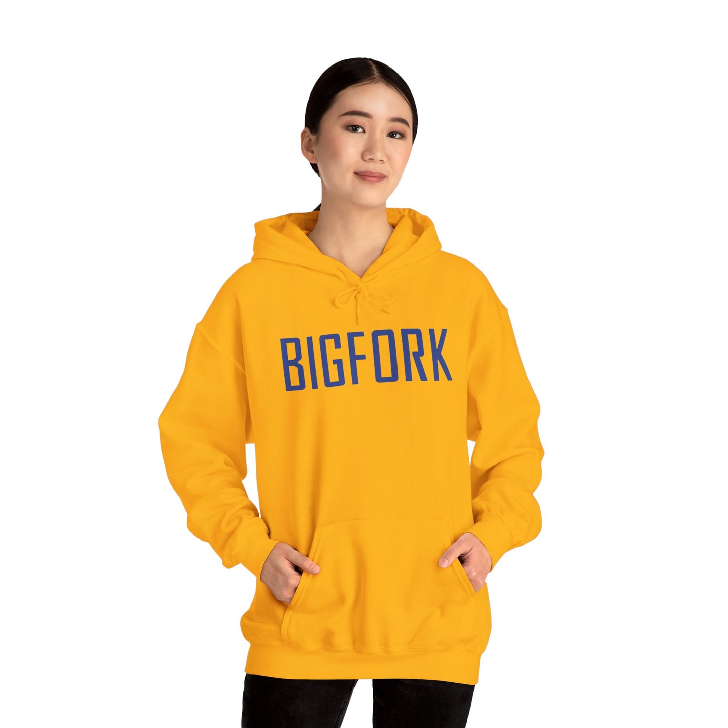 Bigfork Huskies Back-Logo Hoodie β Front Wordmark, Classic Comfort