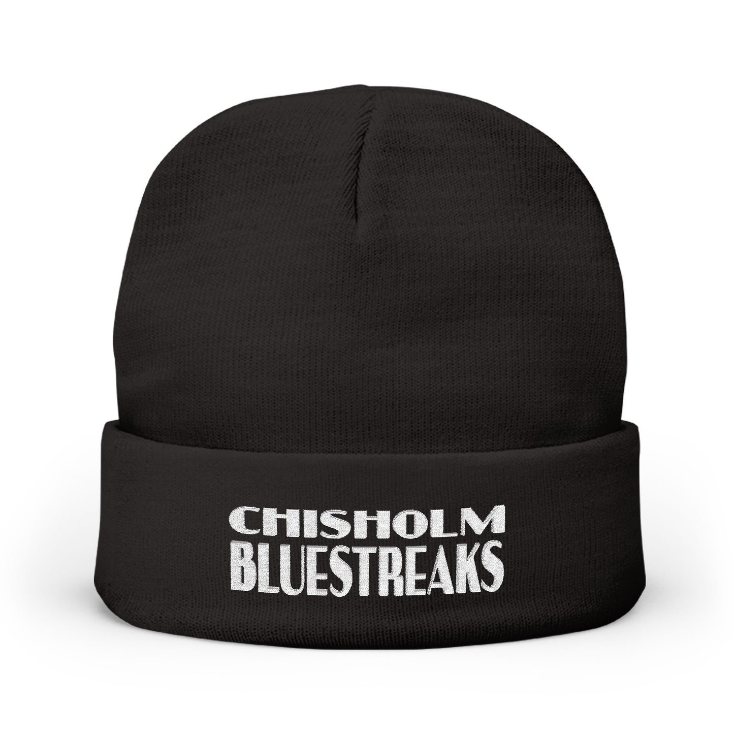 Bluestreaks Knit Beanie – Red Hot. Cold Proof. 100% Streak-Approved.