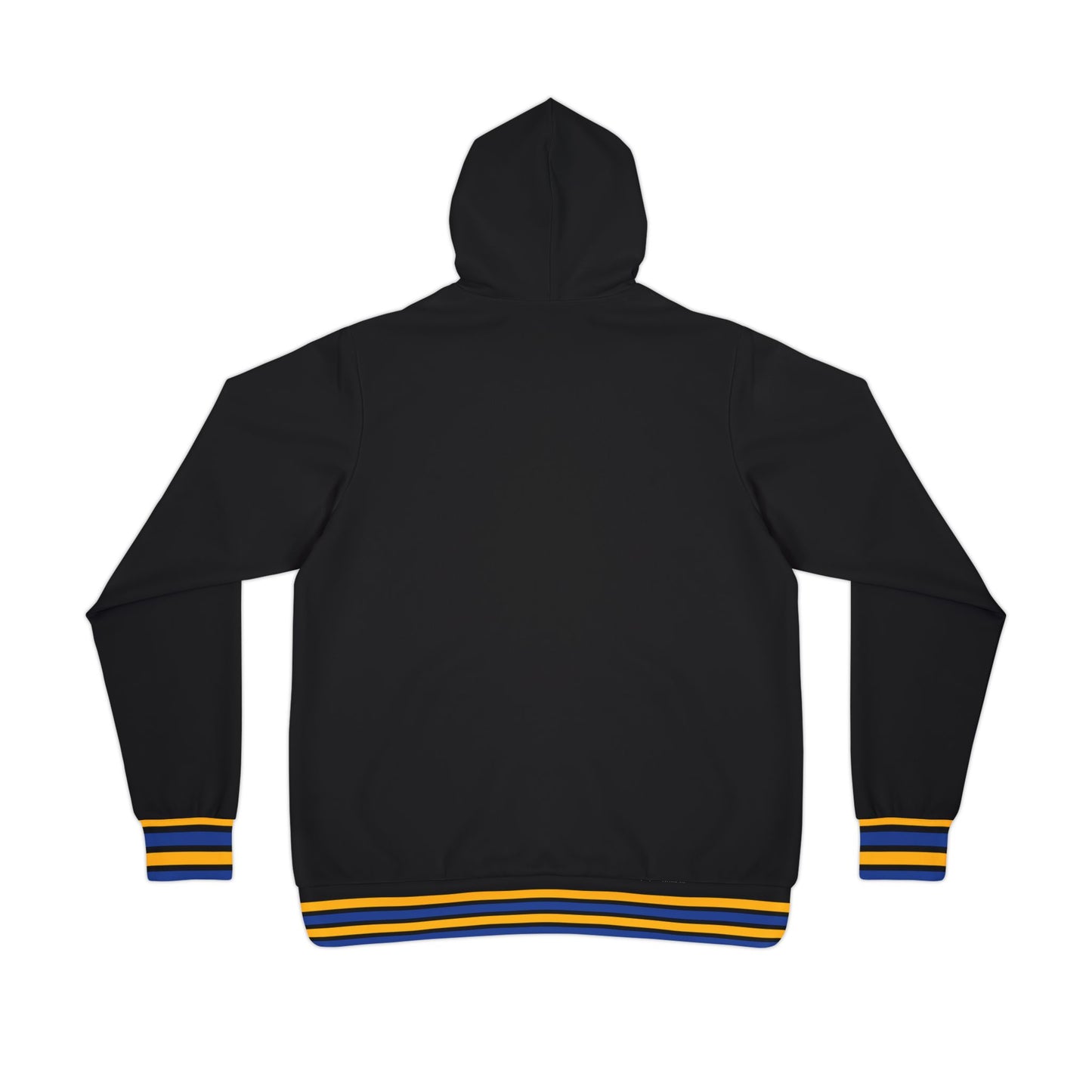 Bigfork Huskies Athletic Stripe Hoodie — Recycled Blend, Game-Day Ready