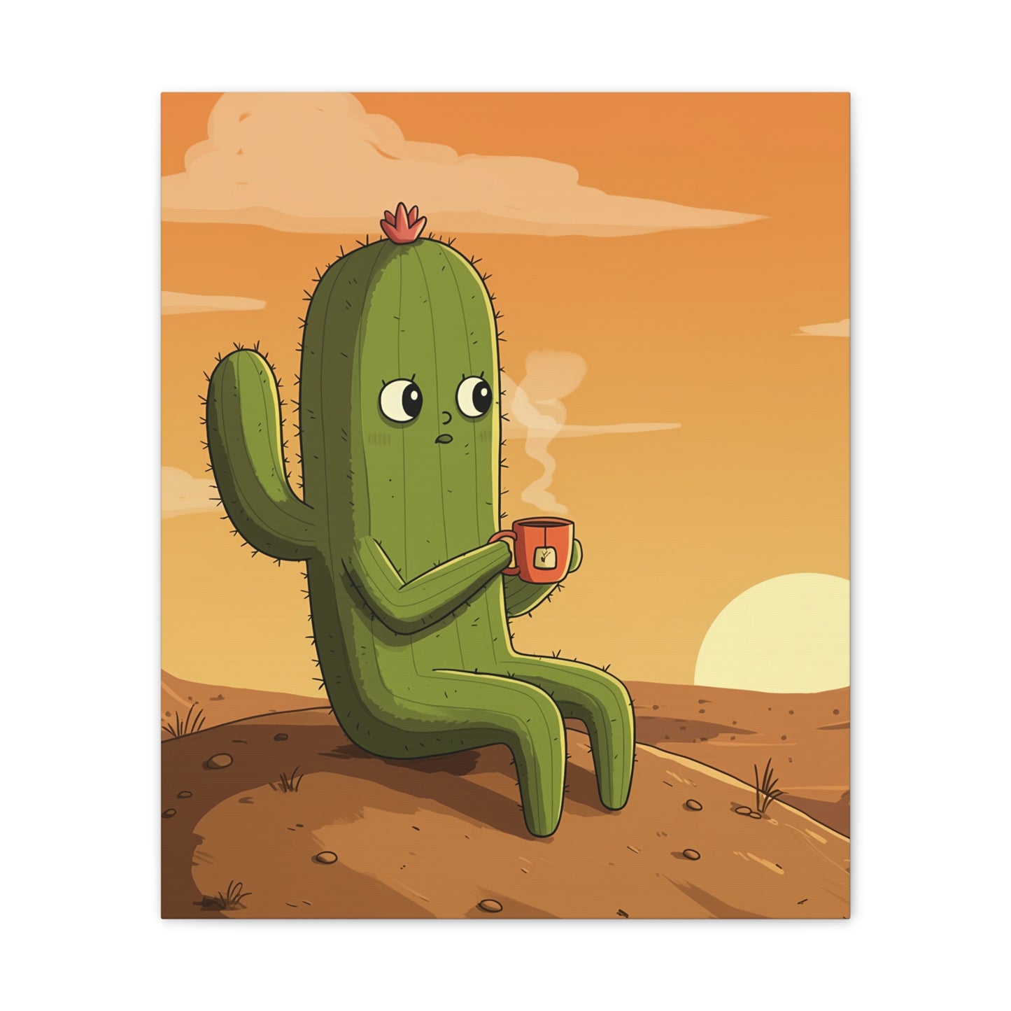 Existential Cactus: Sunrise, Sass, and Silent Dread
