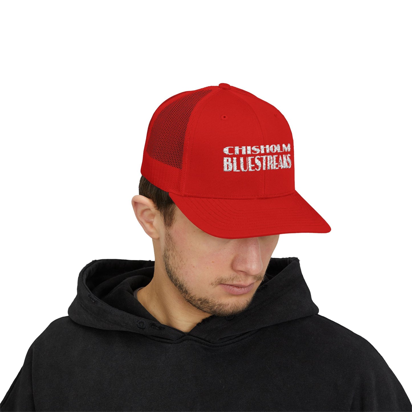 Chisholm Bluestreaks Snapback Trucker Hat – Mesh, Mean, and Made for Game Day