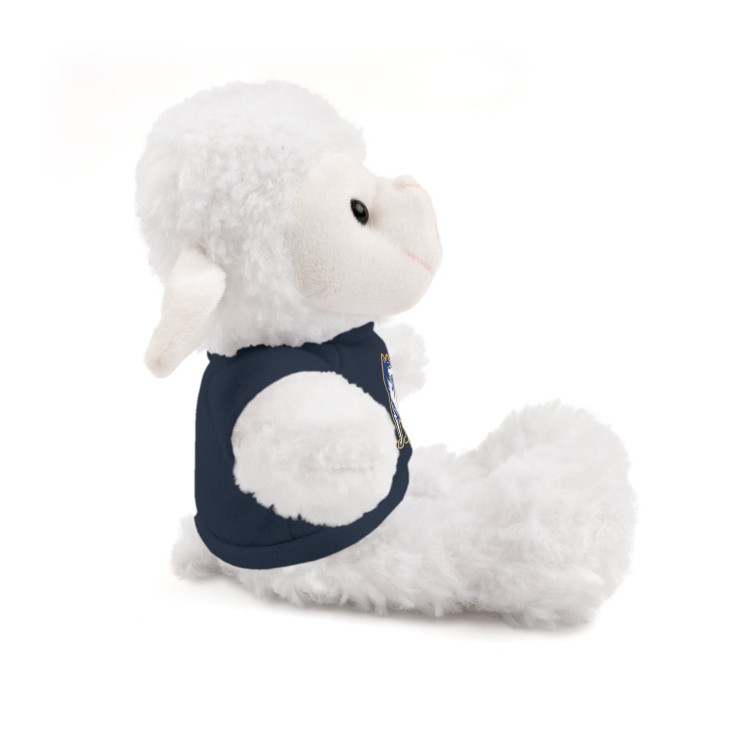 Huggable Huskies β 8" Plush Buddies w/ Logo Tee (Pick Your Animal + Tee Color)