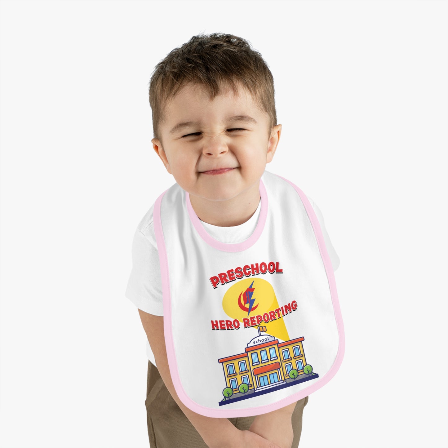 Preschool: Hero Reporting – Chisholm Bluestreaks Baby Bib