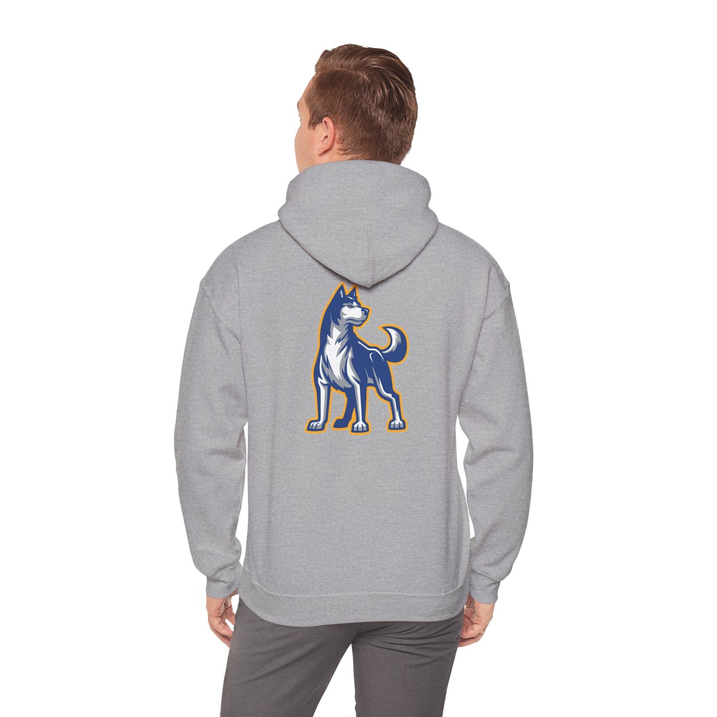 Bigfork Huskies Back-Logo Hoodie β Front Wordmark, Classic Comfort