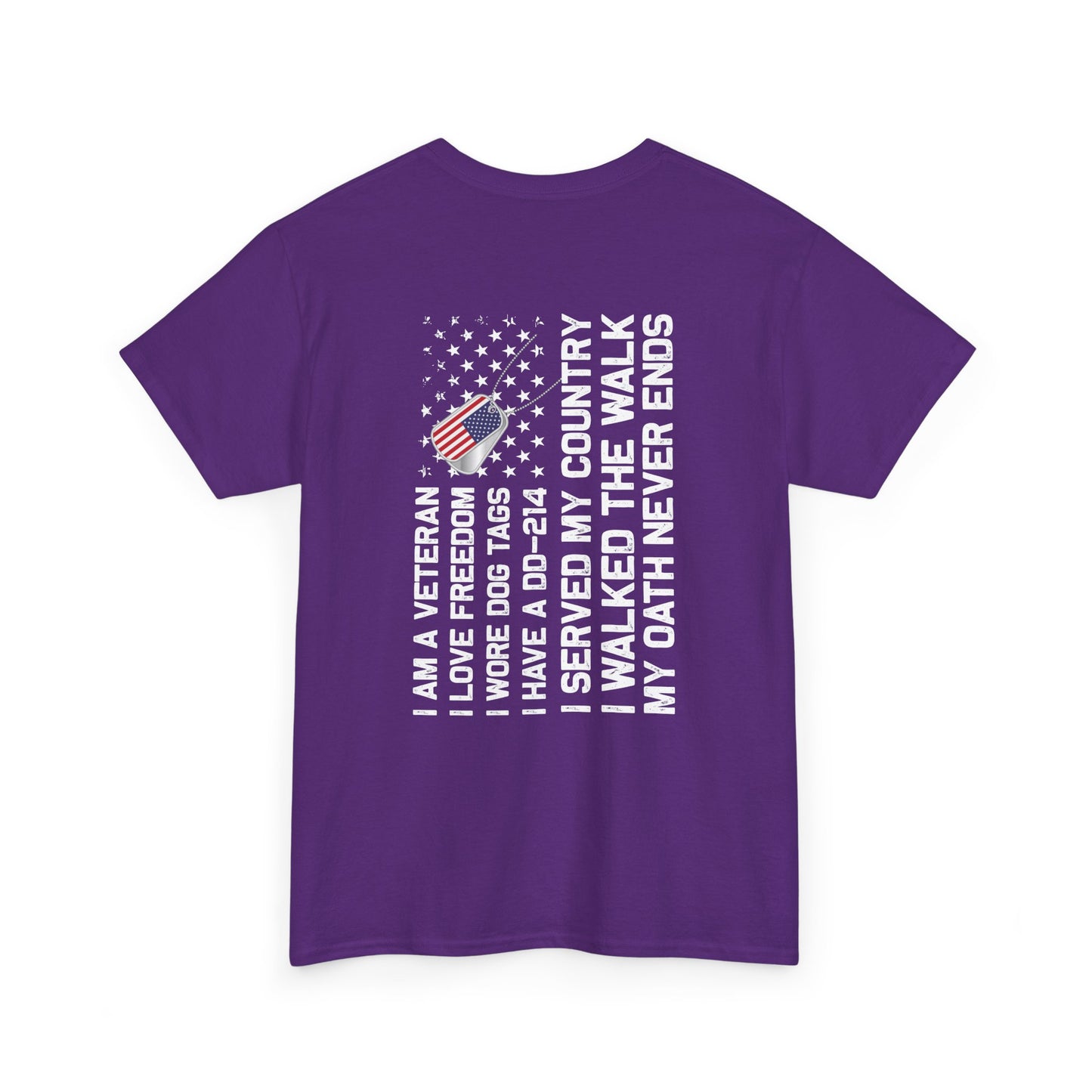 Title: Veteran Oath Tee - A Statement of Honor and Service