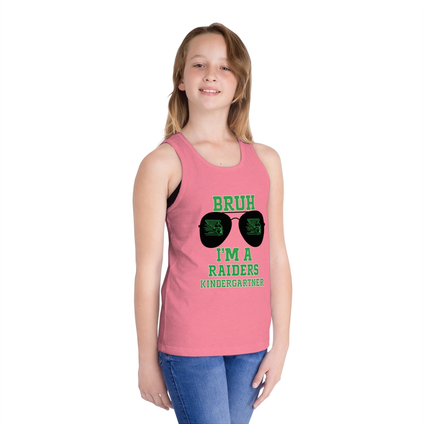 BRUH I’m A Raiders Kindergartner Kids Tank Top