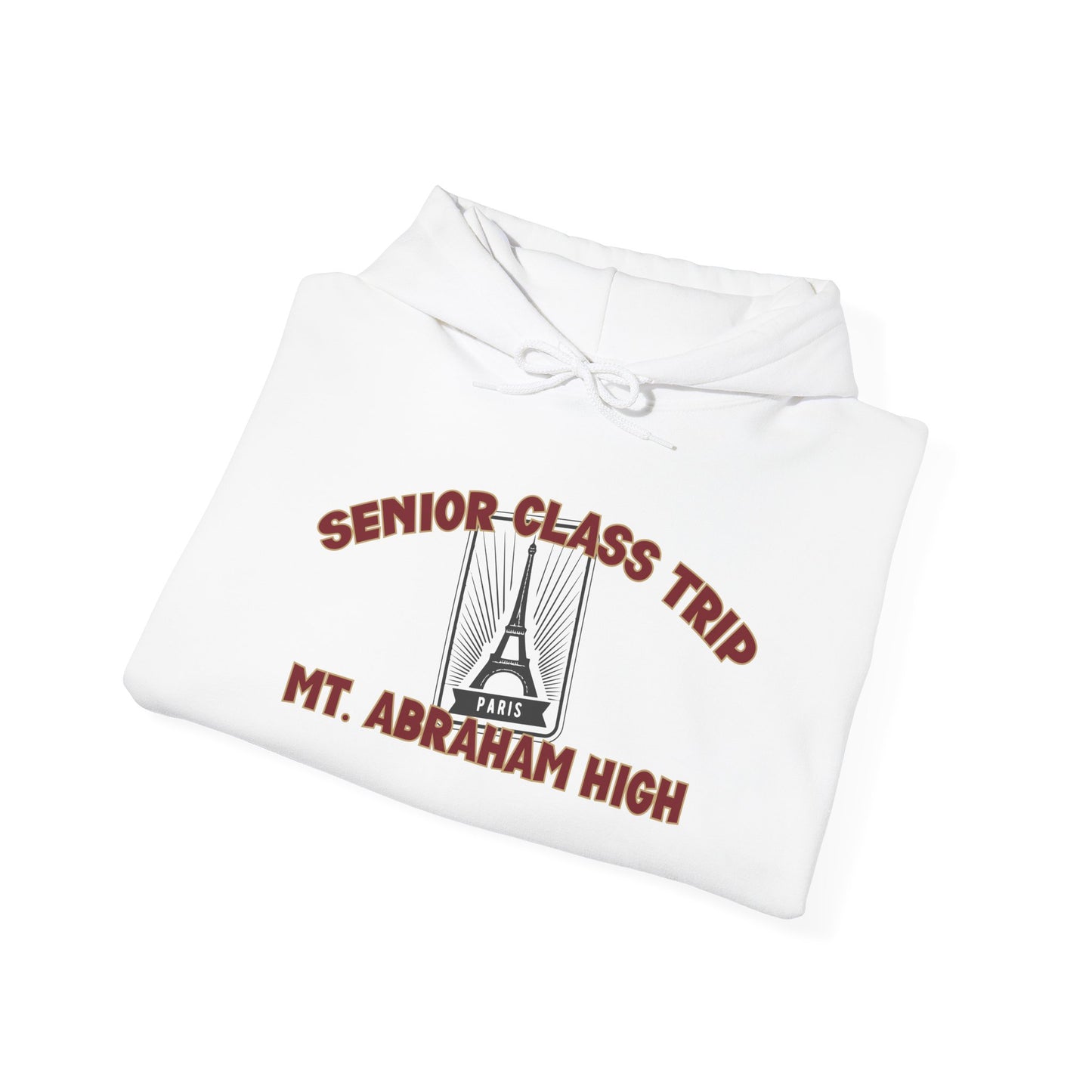 Mt. Abraham High Senior Class Trip Hoodie – Paris or Bust (…Mostly Bust)
