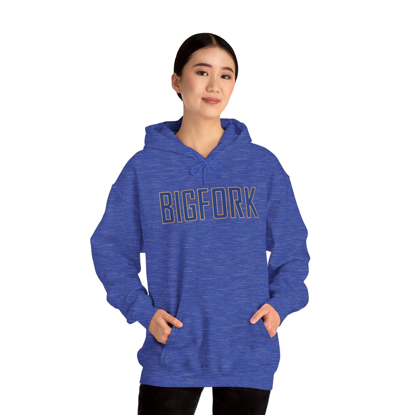 Bigfork Huskies Back-Logo Hoodie β Front Wordmark, Classic Comfort