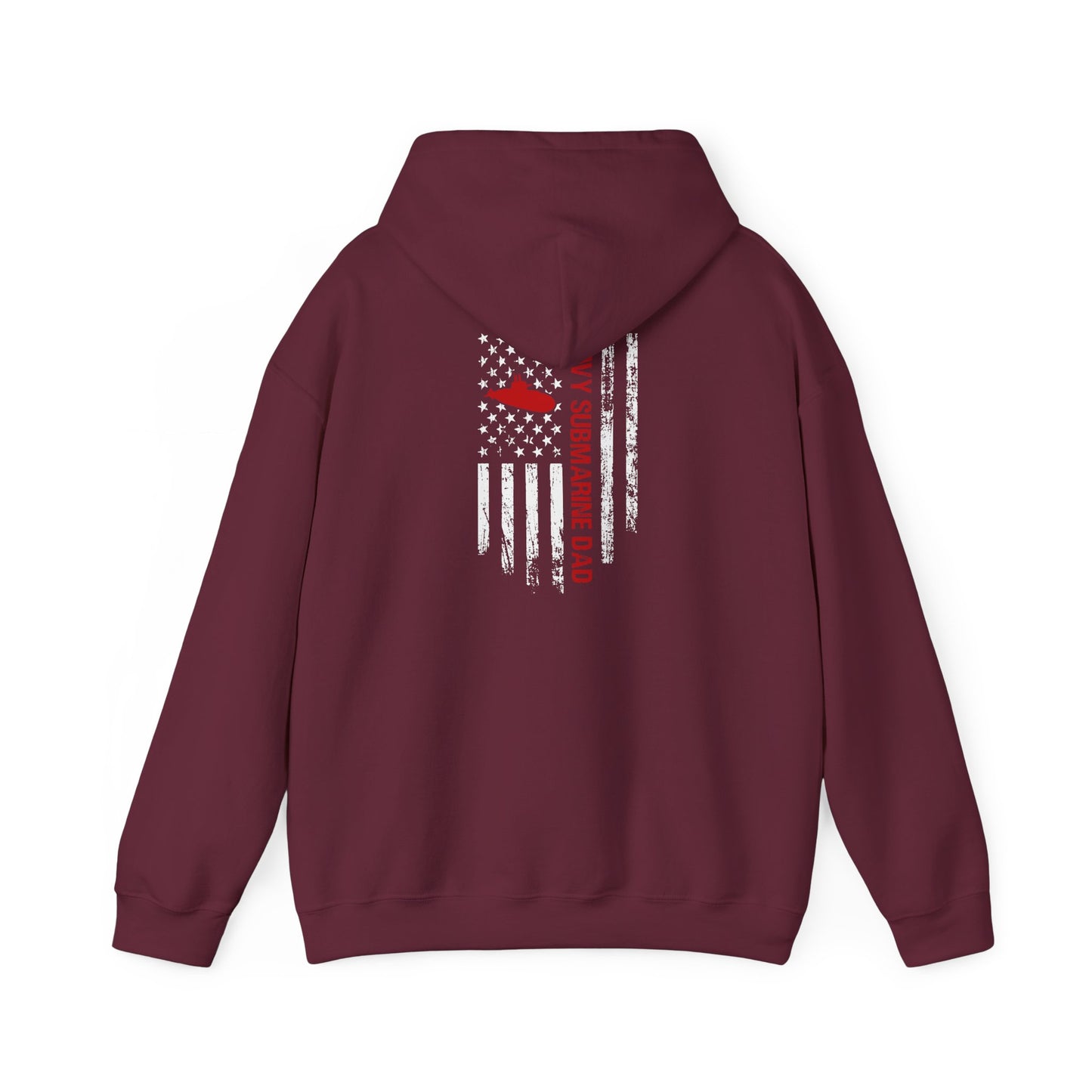 Navy Submarine Dad Hooded Sweatshirt – Proud, Warm, and Patriotic