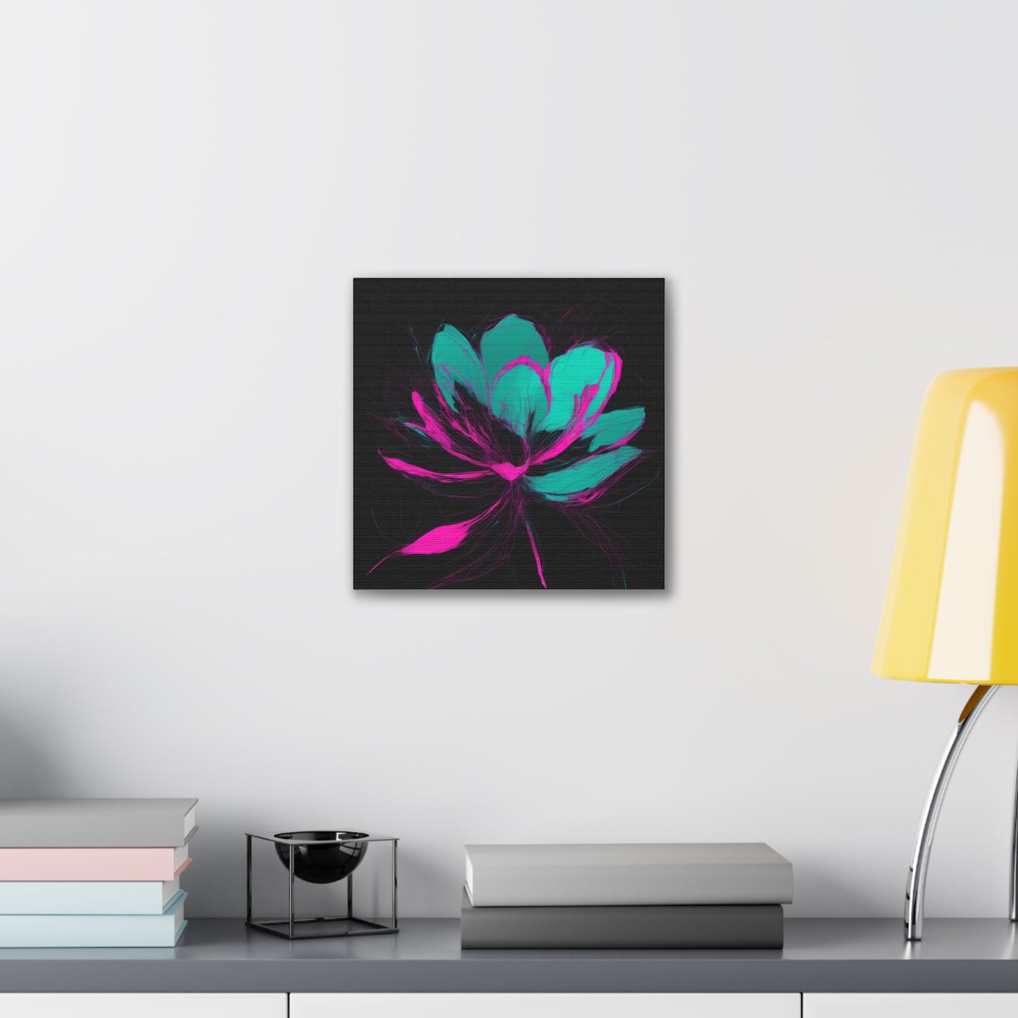 Bloomwave: Petals in Pink & Neon Drift