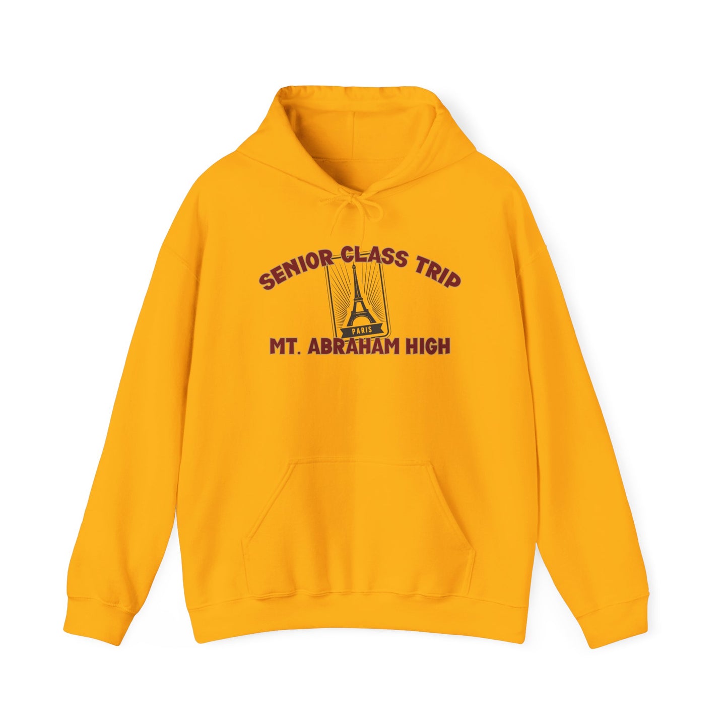 Mt. Abraham High Senior Class Trip Hoodie – Paris or Bust (…Mostly Bust)