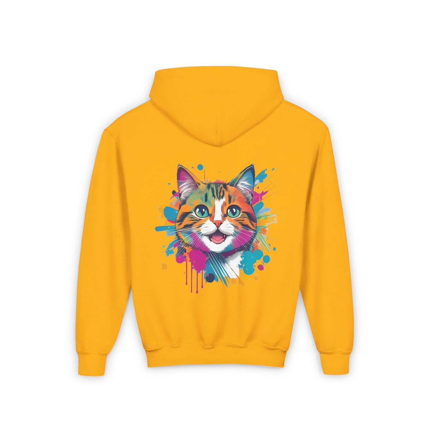 Happy Cat Day Youth Hoodie by Ryne - Cats Rule!