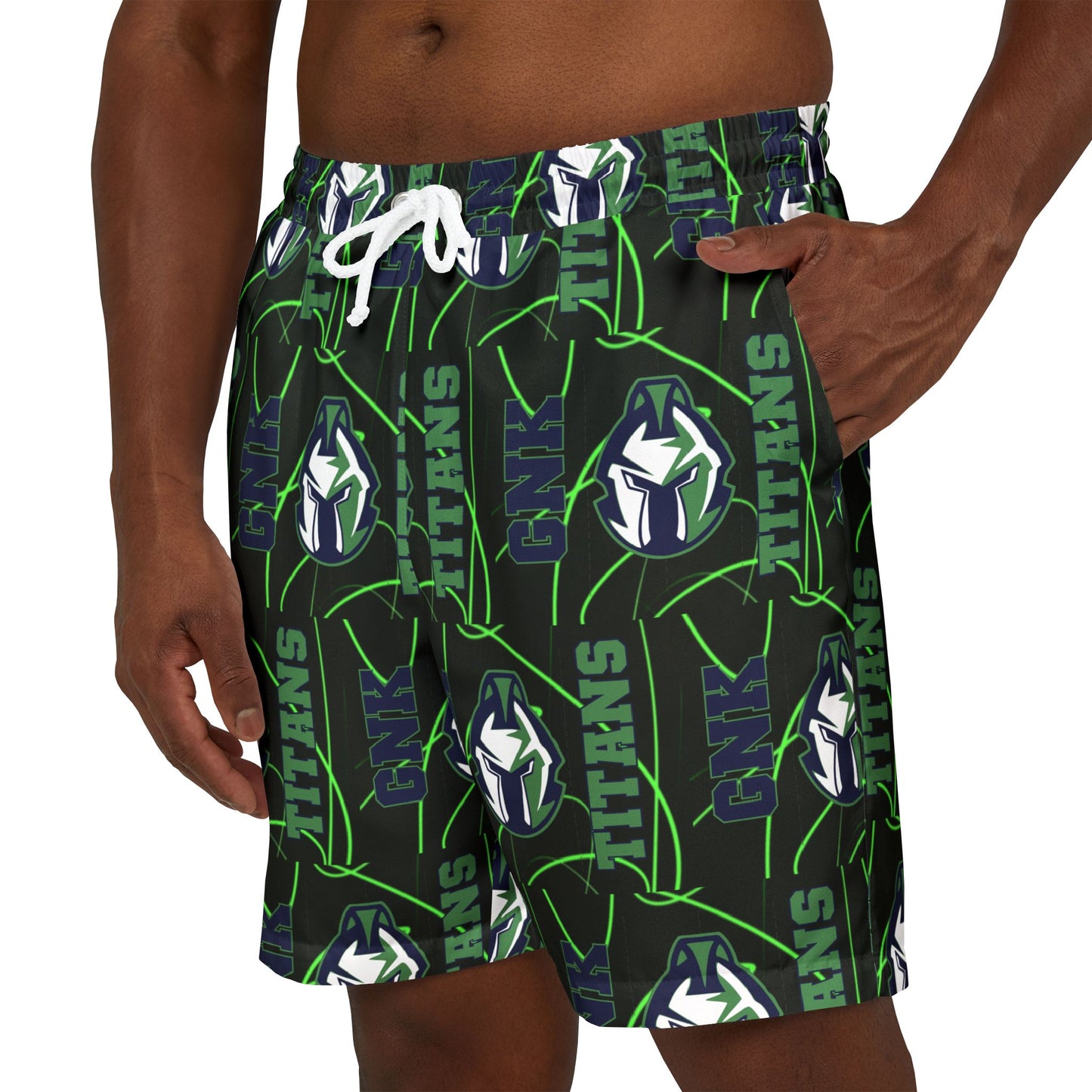 GNK Titans Unisex Swim Shorts โ Splash into Titan Style ๐๏ธ