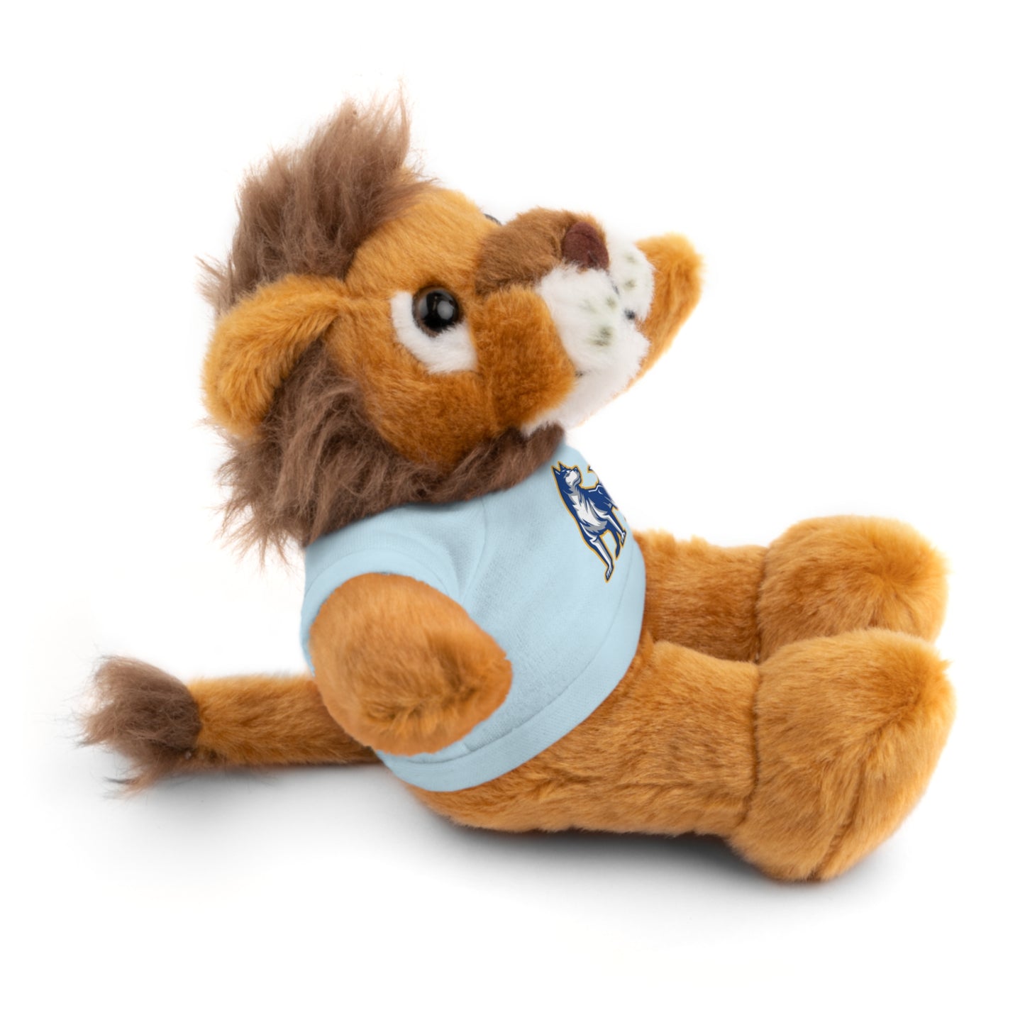 Huggable Huskies β 8" Plush Buddies w/ Logo Tee (Pick Your Animal + Tee Color)