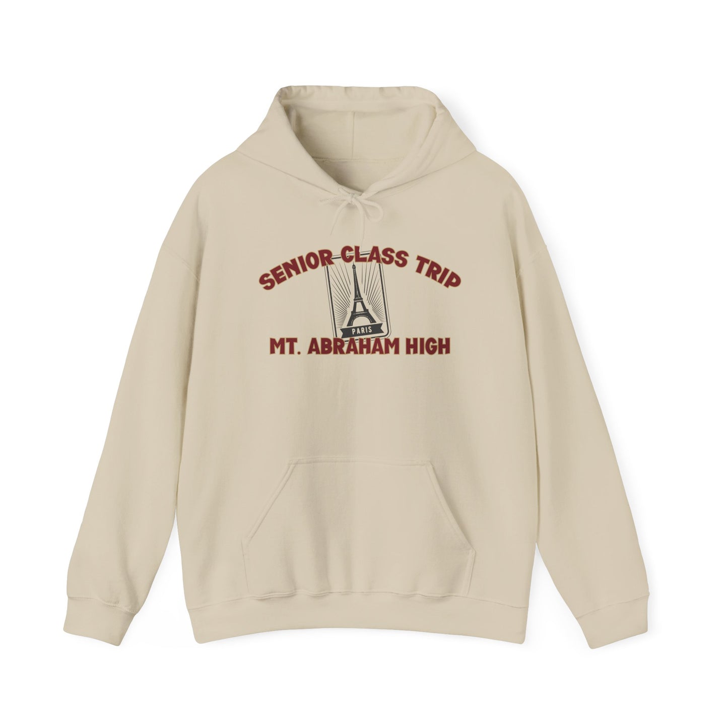 Mt. Abraham High Senior Class Trip Hoodie – Paris or Bust (…Mostly Bust)