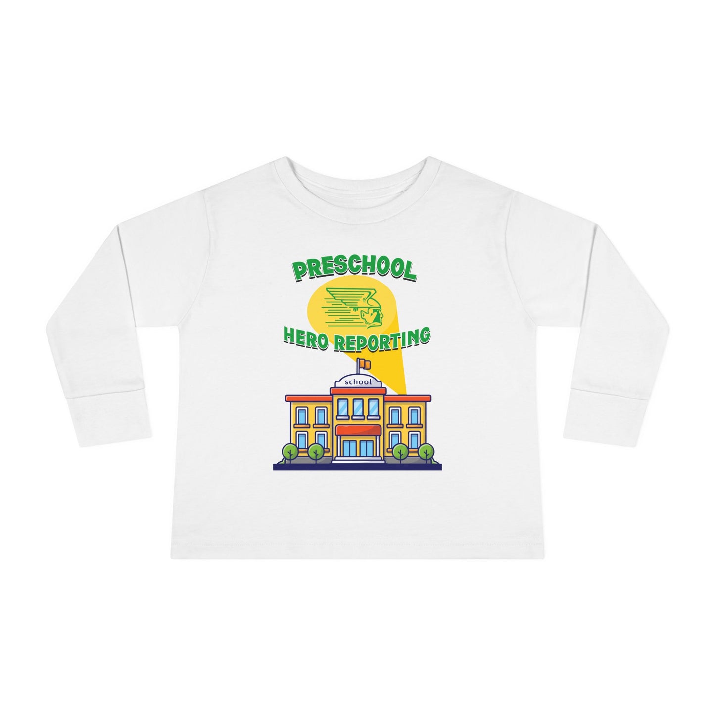 Preschool: Hero Reporting for Duty – Greenway Raiders Toddler Long Sleeve Tee