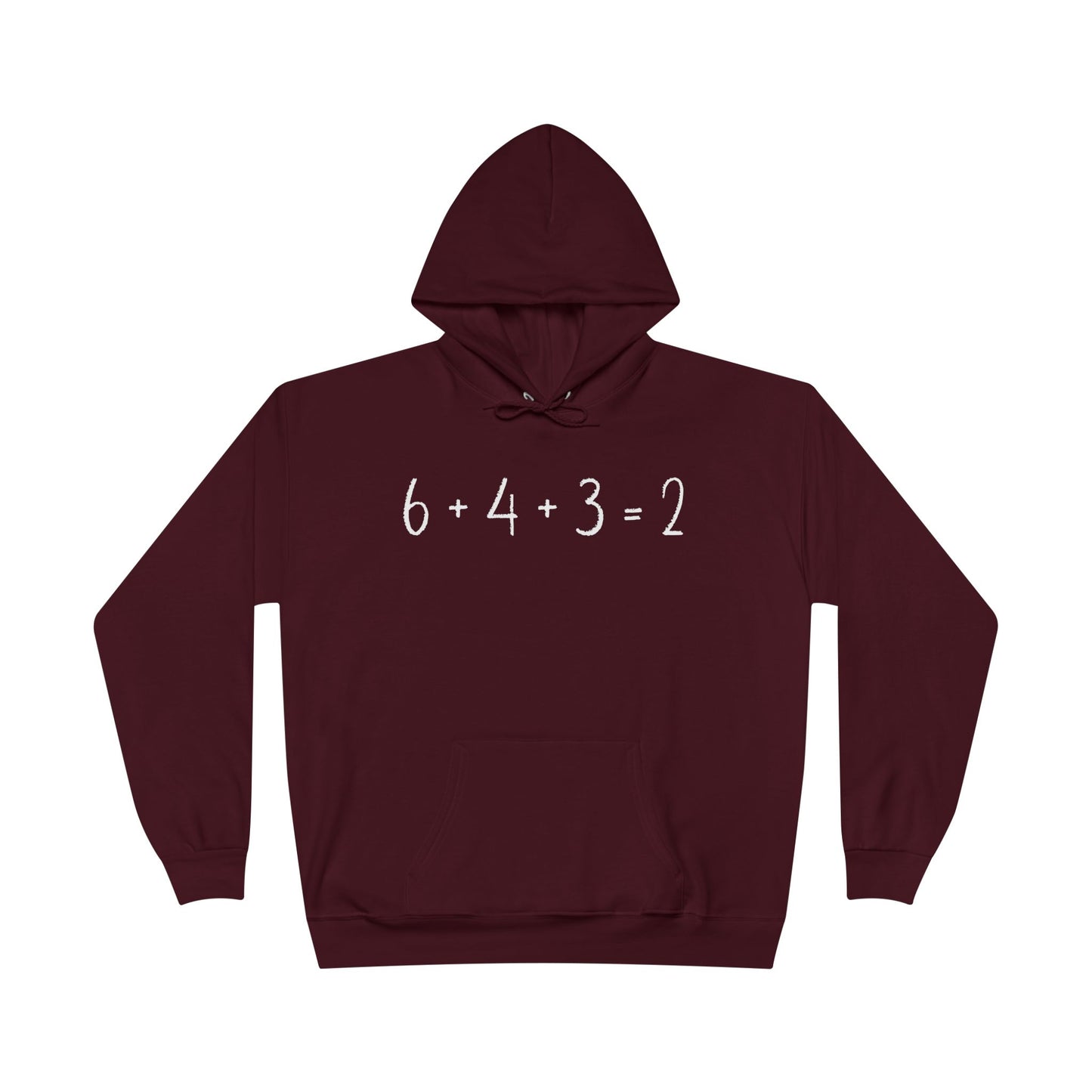 6+4+3=2 Baseball/Softball Hoodie