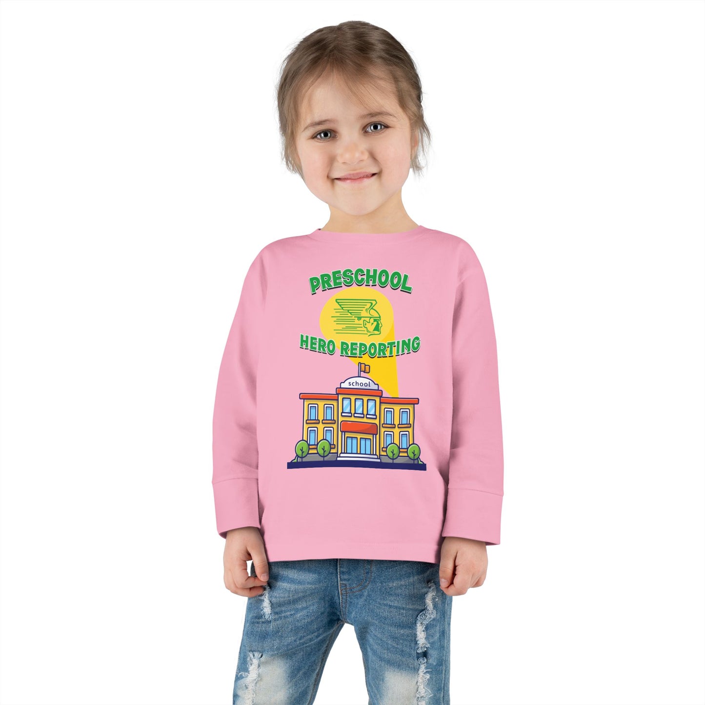 Preschool: Hero Reporting for Duty – Greenway Raiders Toddler Long Sleeve Tee