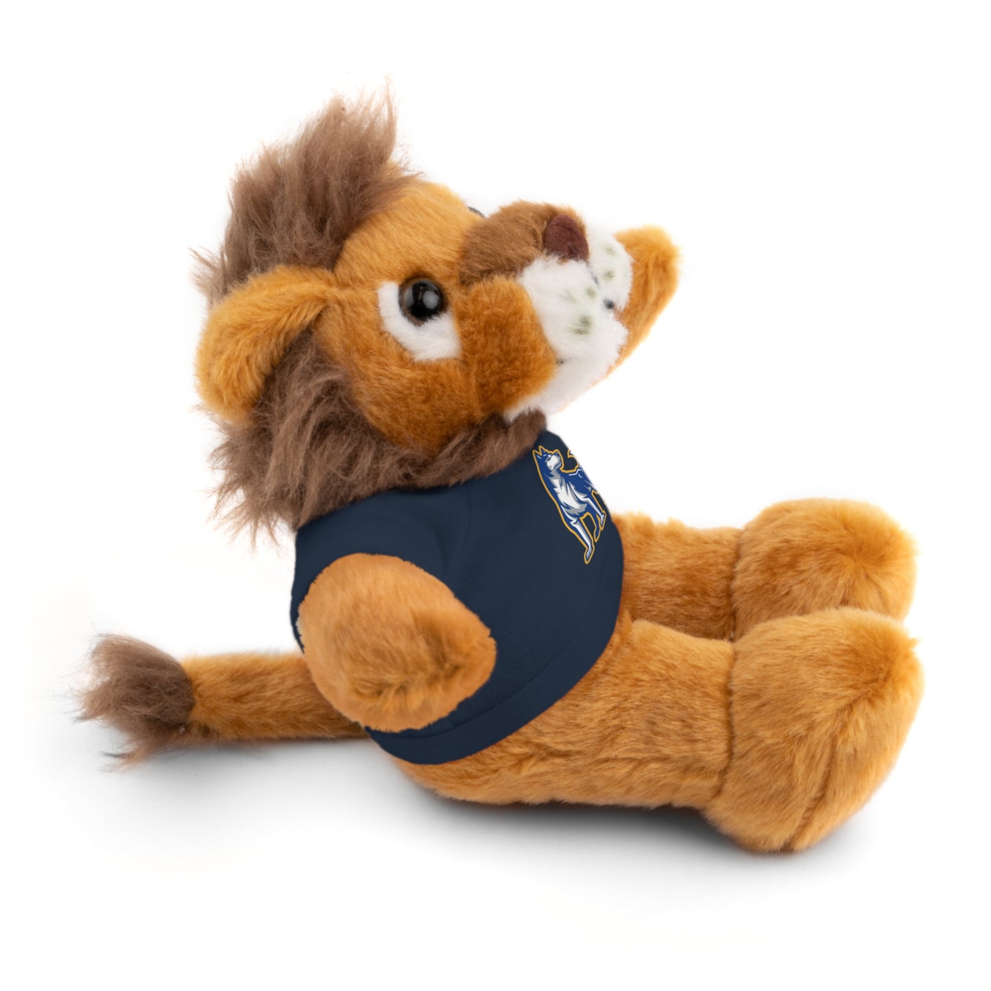 Huggable Huskies β 8" Plush Buddies w/ Logo Tee (Pick Your Animal + Tee Color)