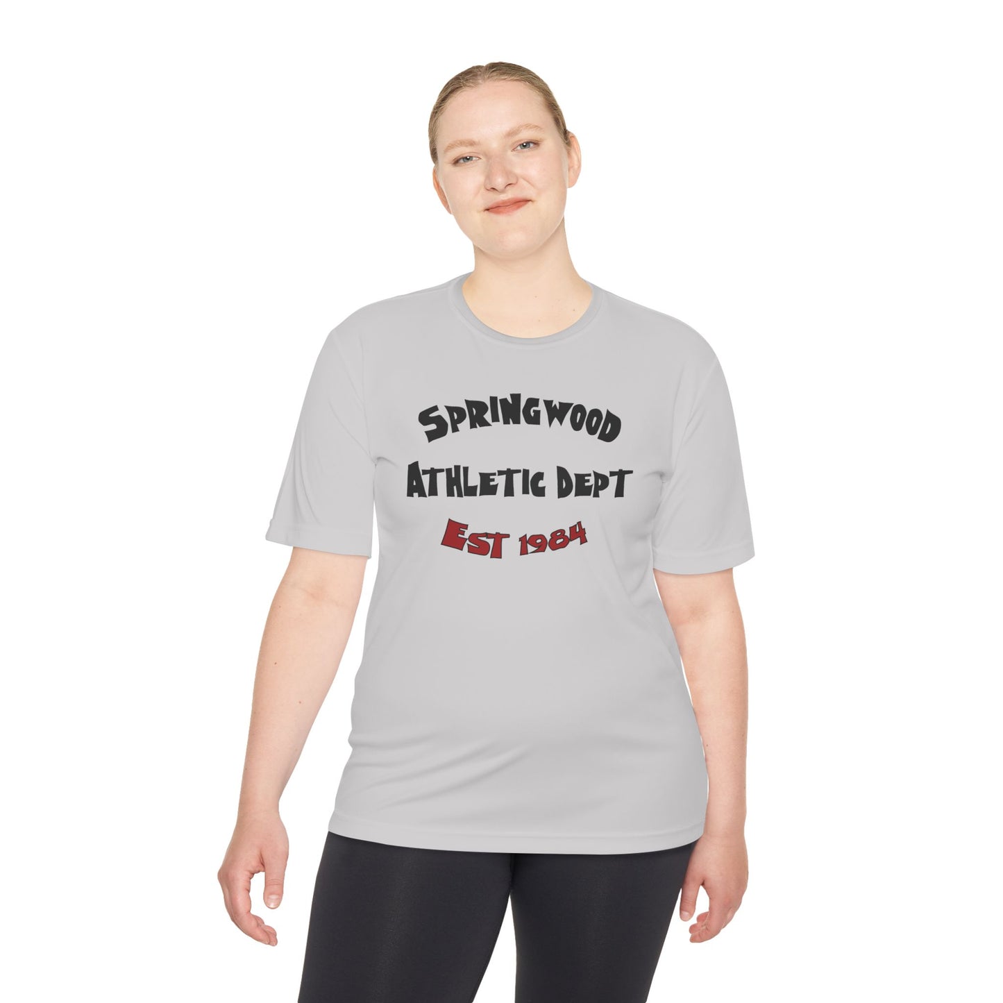 Springwood High Athletic Dept. Tee – Class of 1984 Horror Fan Sports Shirt