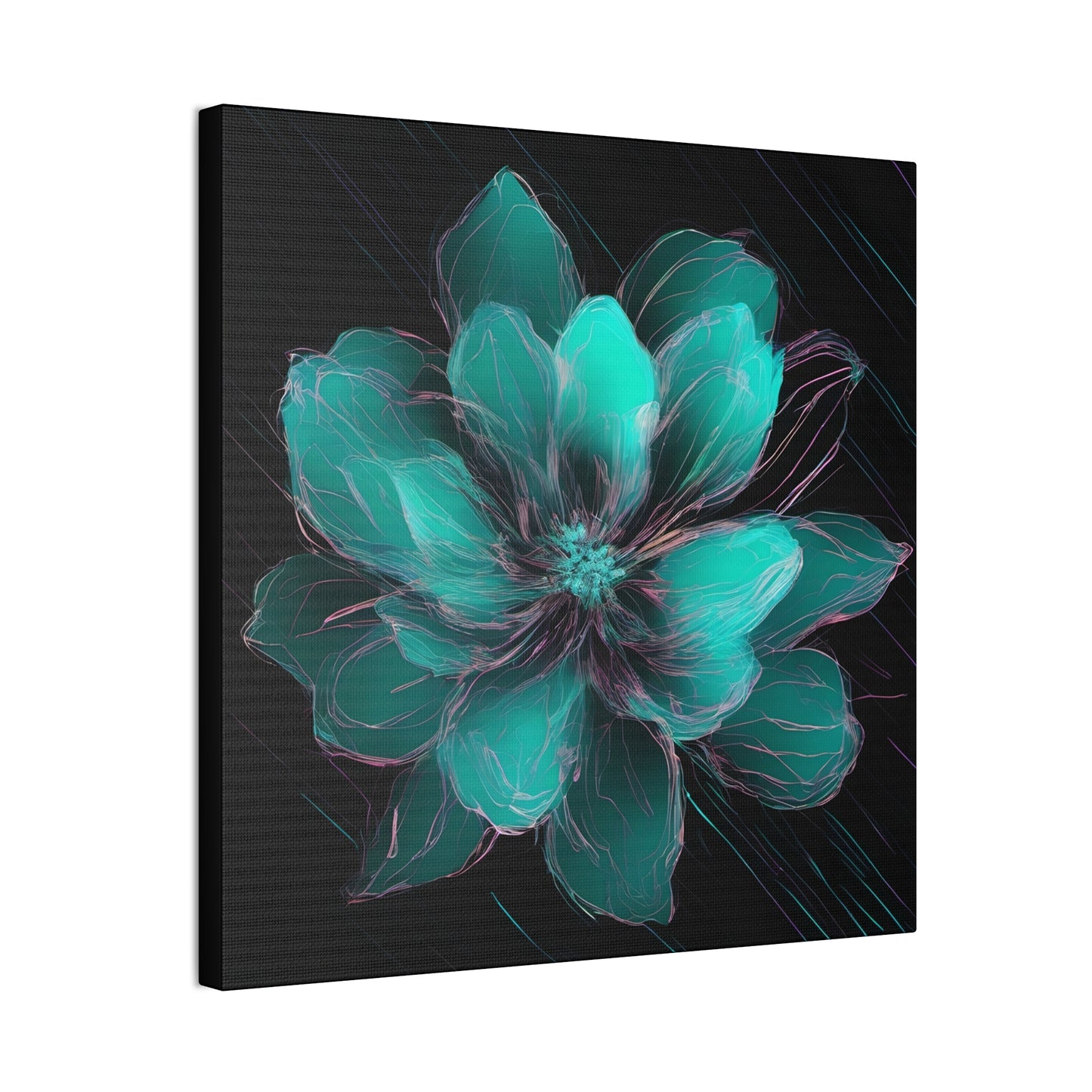 Glow Bloom: A Flower in the Void