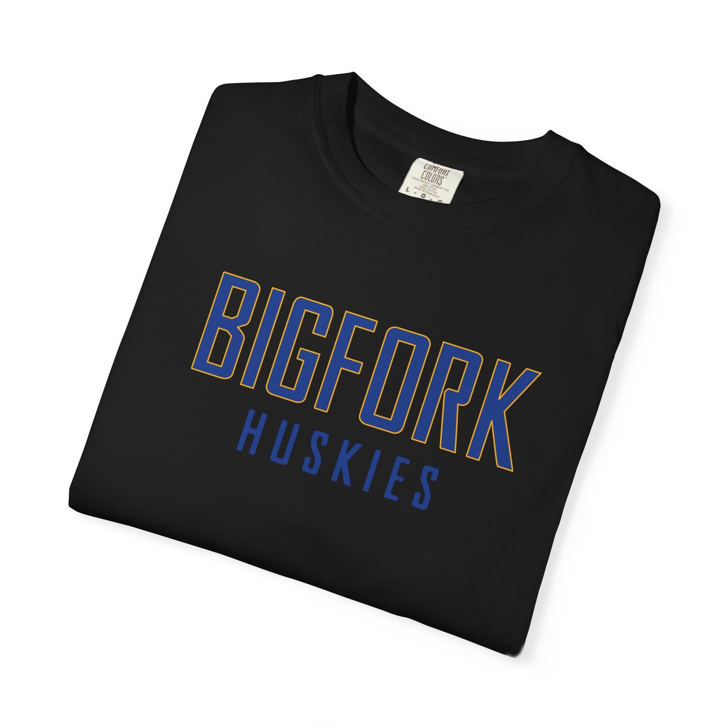 Bigfork Huskies Wordmark Unisex Garment-Dyed T-shirt