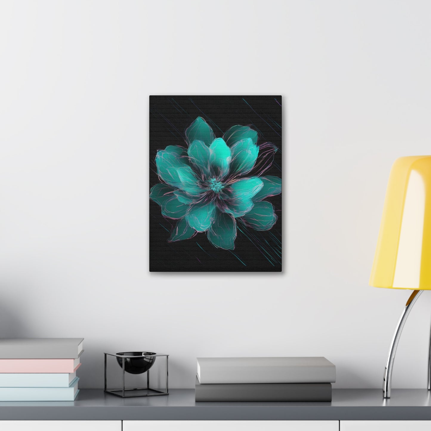 Glow Bloom: A Flower in the Void