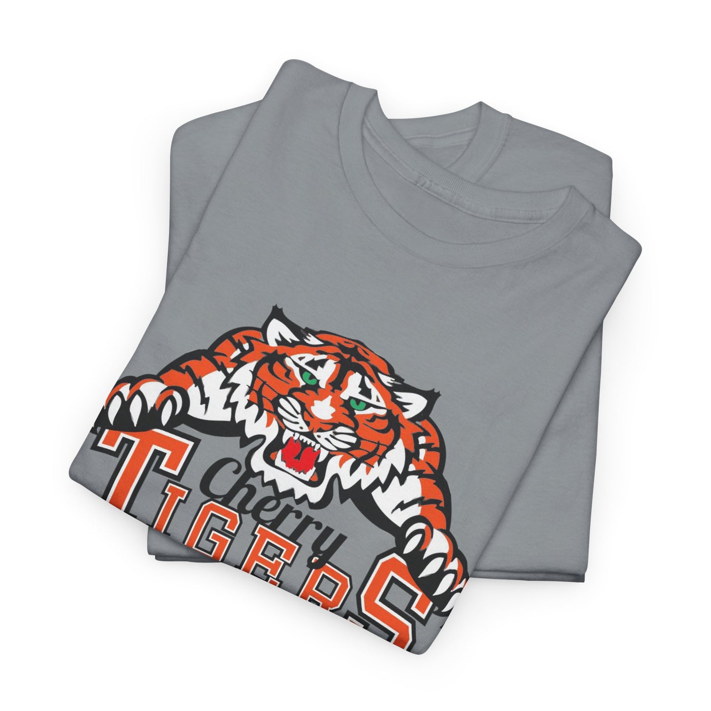Cherry Tigers Heavy Cotton T-Shirt