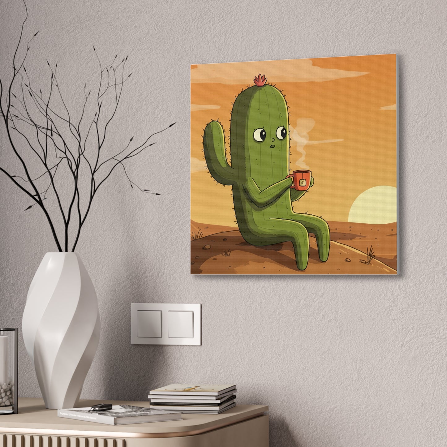 Existential Cactus: Sunrise, Sass, and Silent Dread
