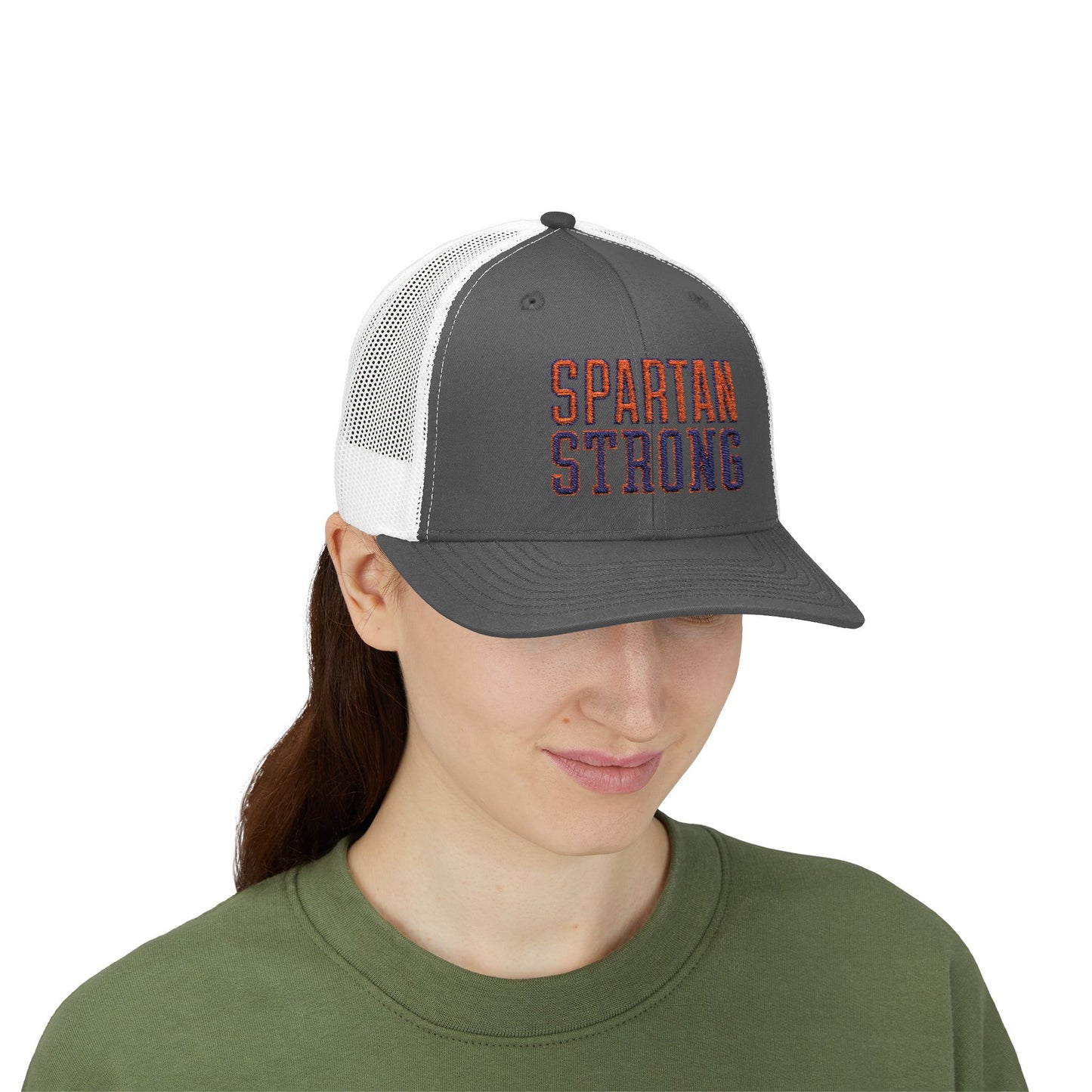 SPARTAN STRONG Trucker Hat – Built for Dirt Roads, Game Days, and Comebacks