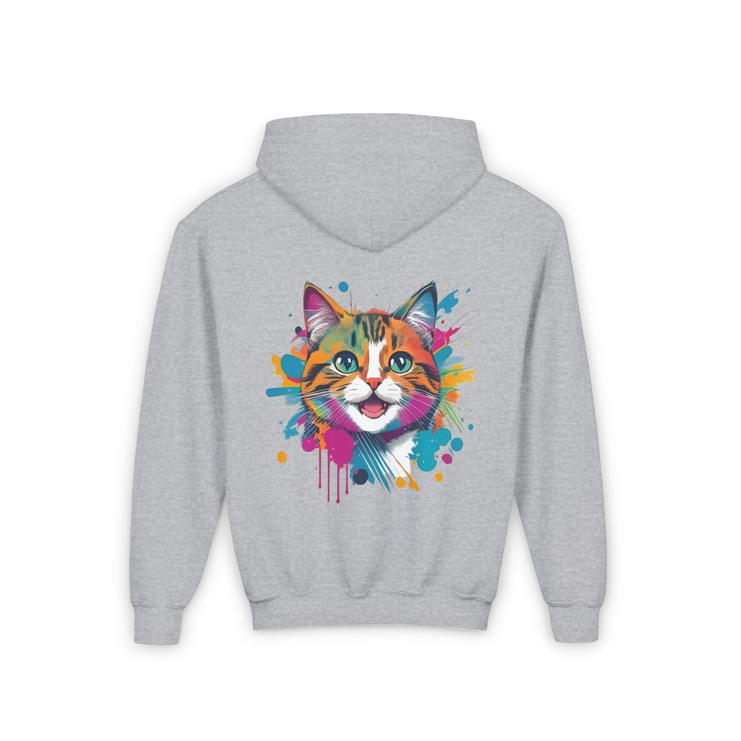 Happy Cat Day Youth Hoodie by Ryne - Cats Rule!
