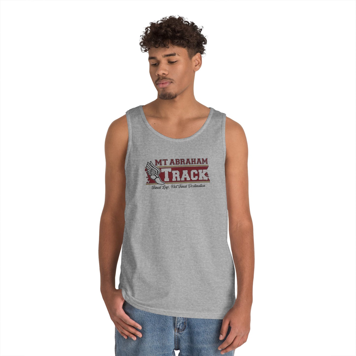 Mt. Abraham Track Tank — “Running Toward Our Final Destination: The Finish Line” Edition