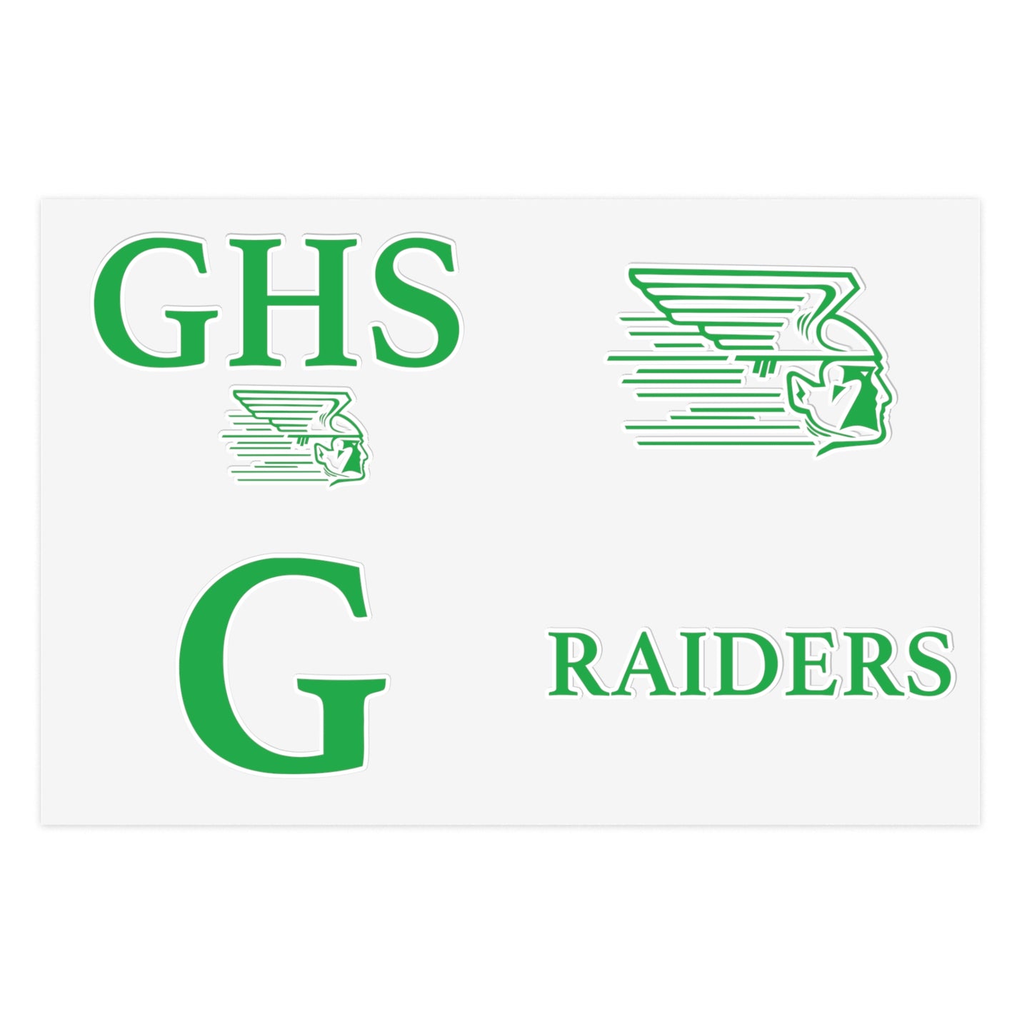 Greenway High School Die-Cut Sticker Sheet