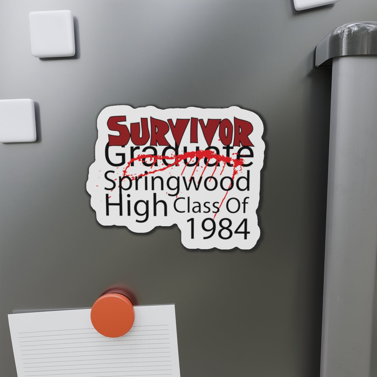 Springwood High “SURVIVOR” Magnet — Class of 1984 (Dreams Optional)