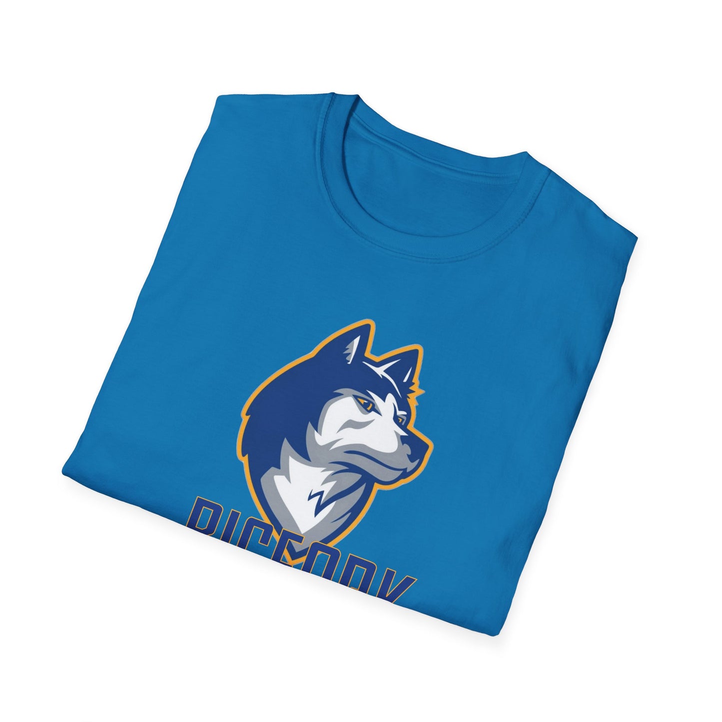 Bigfork Huskies Soft-Style Tee — Custom Back (“MOM #1” or Your Text)