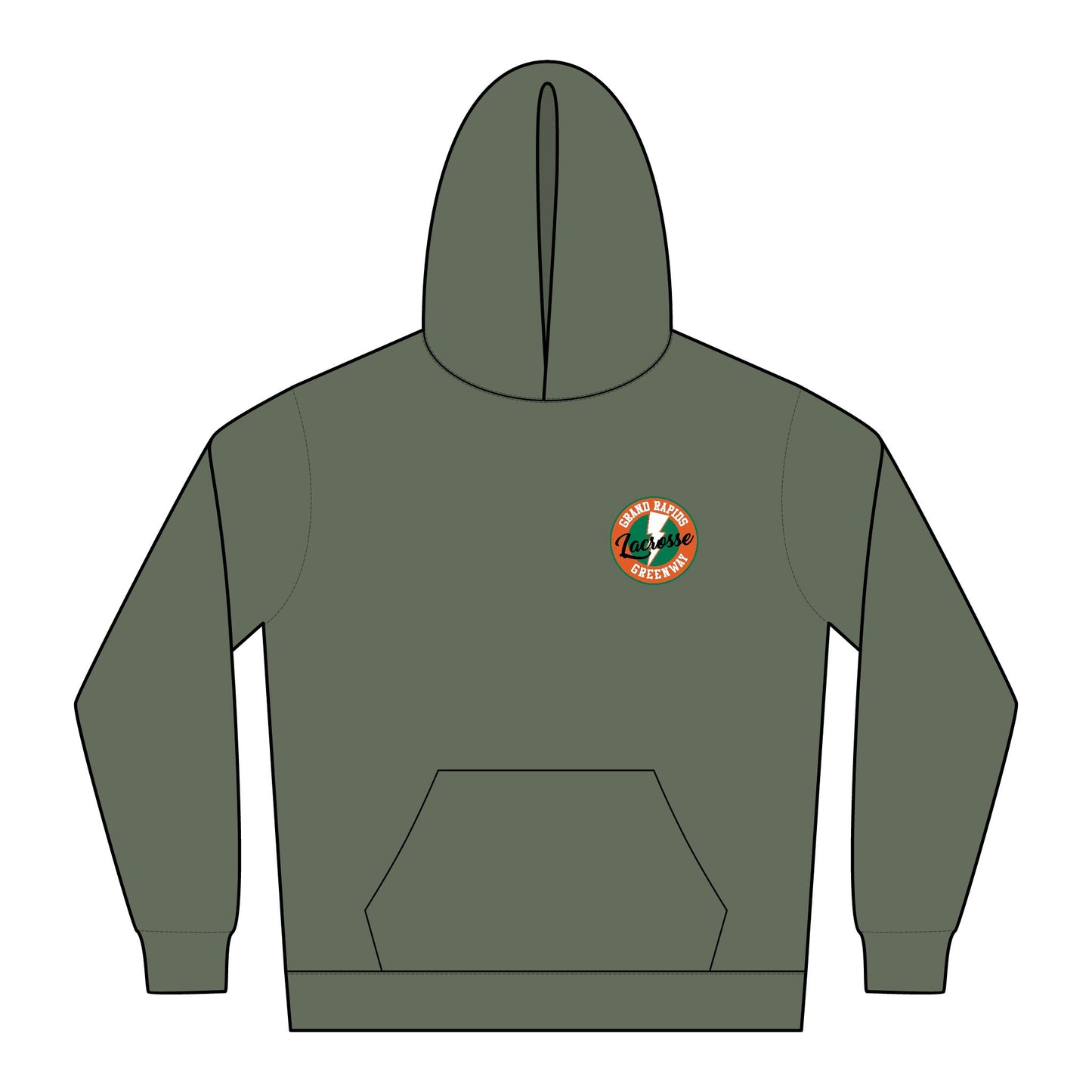 GRG Lacrosse Embroidered Hoodie