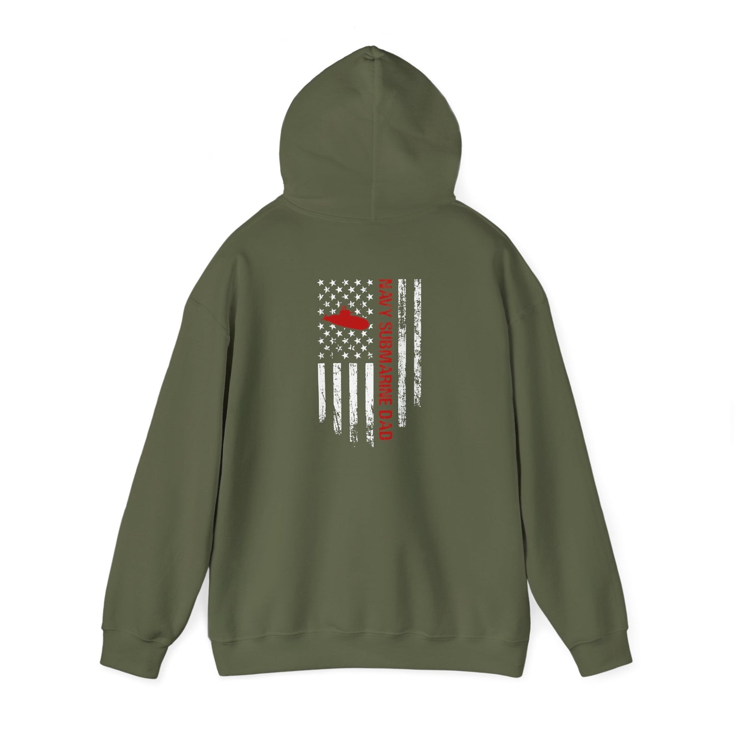 Navy Submarine Dad Hooded Sweatshirt – Proud, Warm, and Patriotic