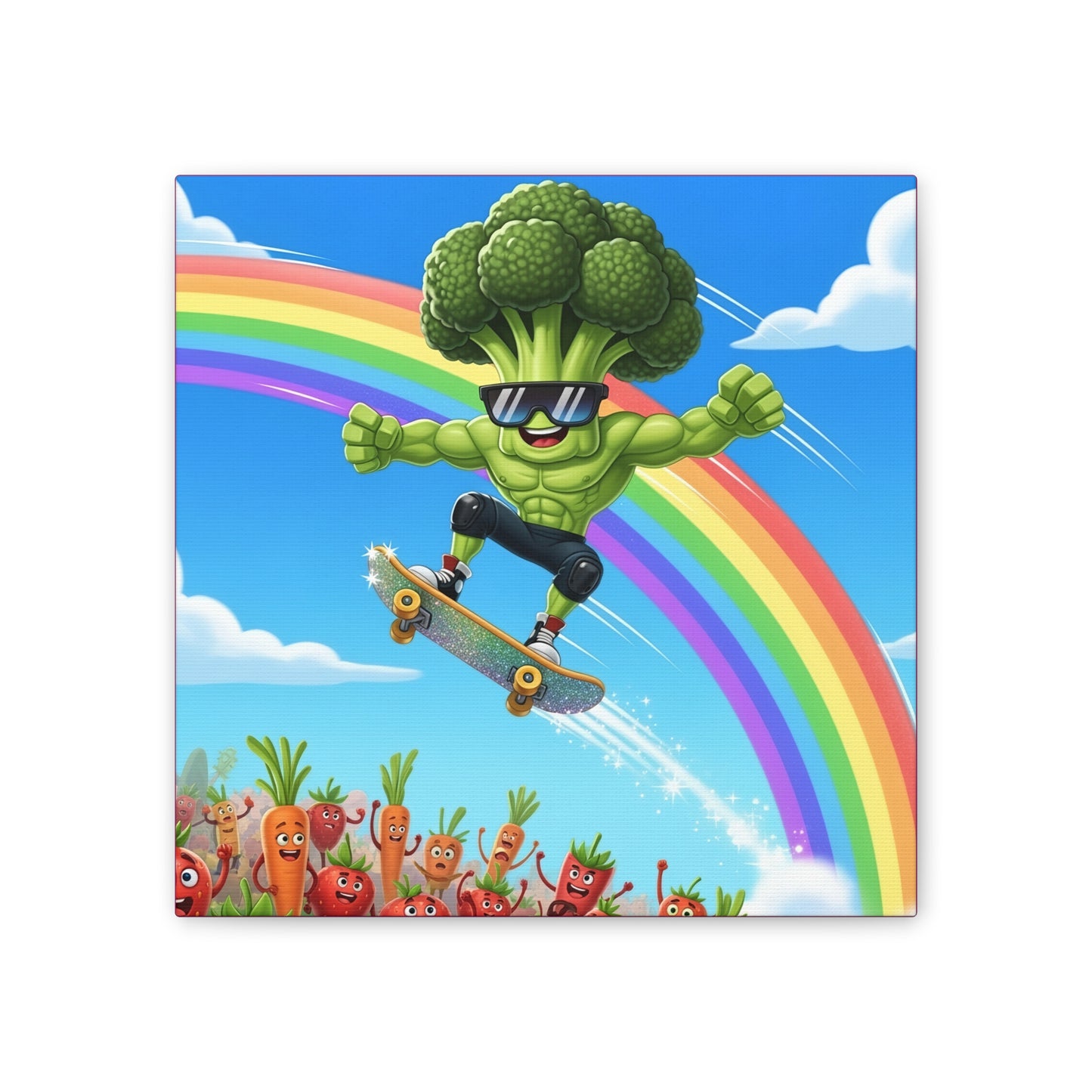 Broccoli Bomb Drop: Veggie Vibes Only