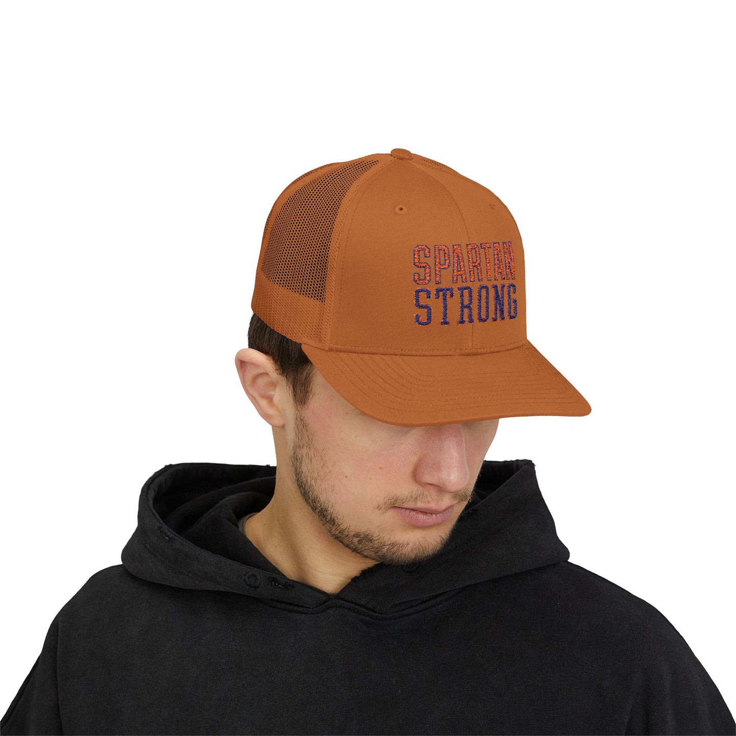 SPARTAN STRONG Trucker Hat – Built for Dirt Roads, Game Days, and Comebacks