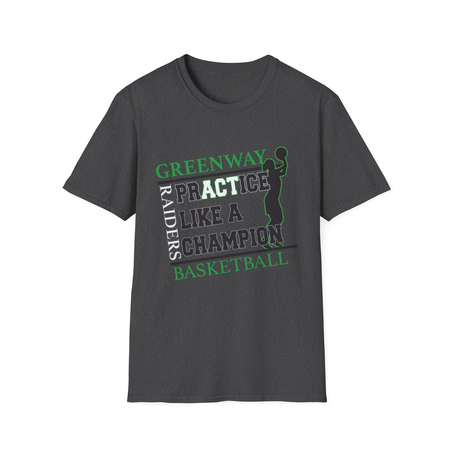 Greenway Raiders "Act Like a Champion" Basketball Practice Shirt