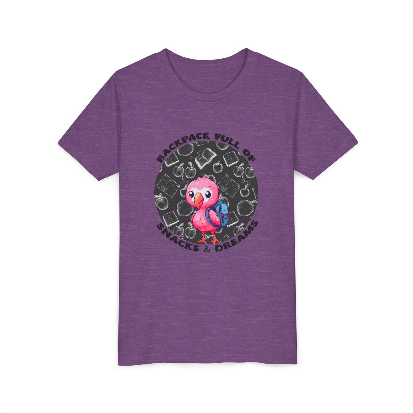 Backpack Full of Snacks & Dreams – Youth Tee