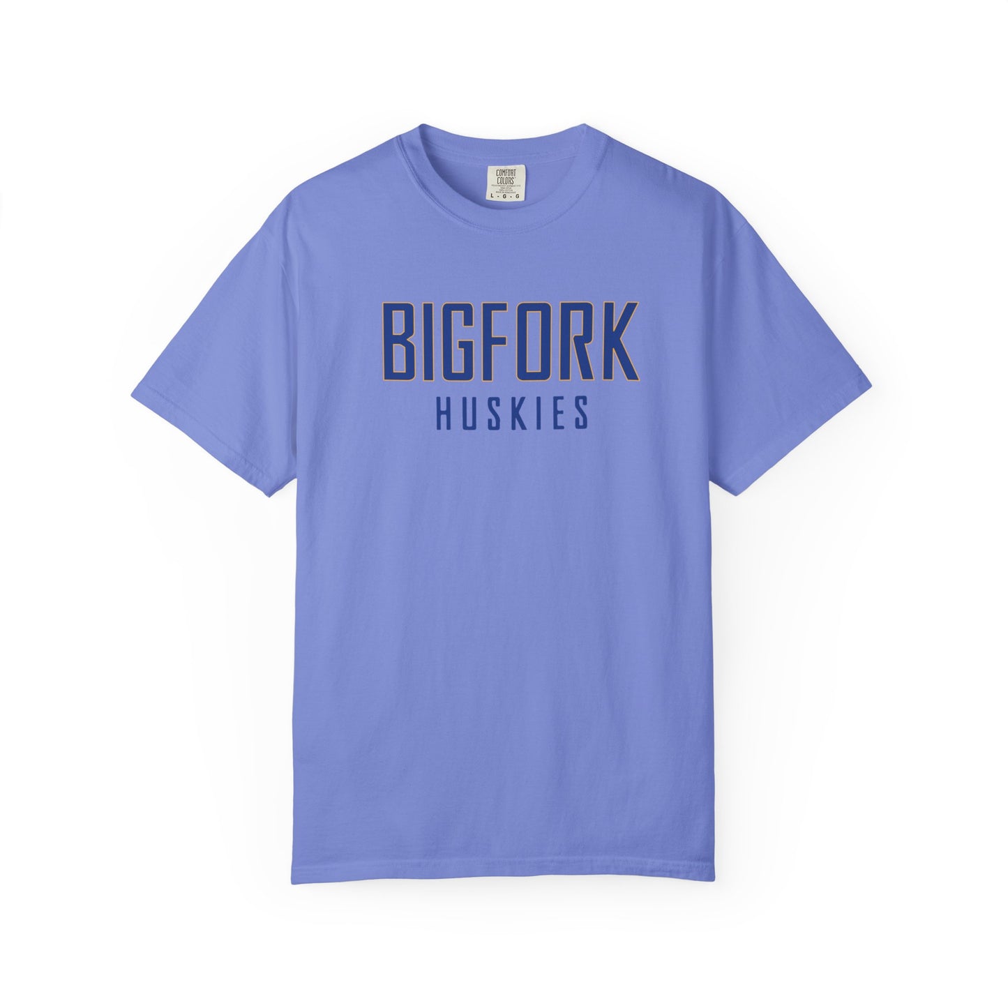 Bigfork Huskies Wordmark Unisex Garment-Dyed T-shirt