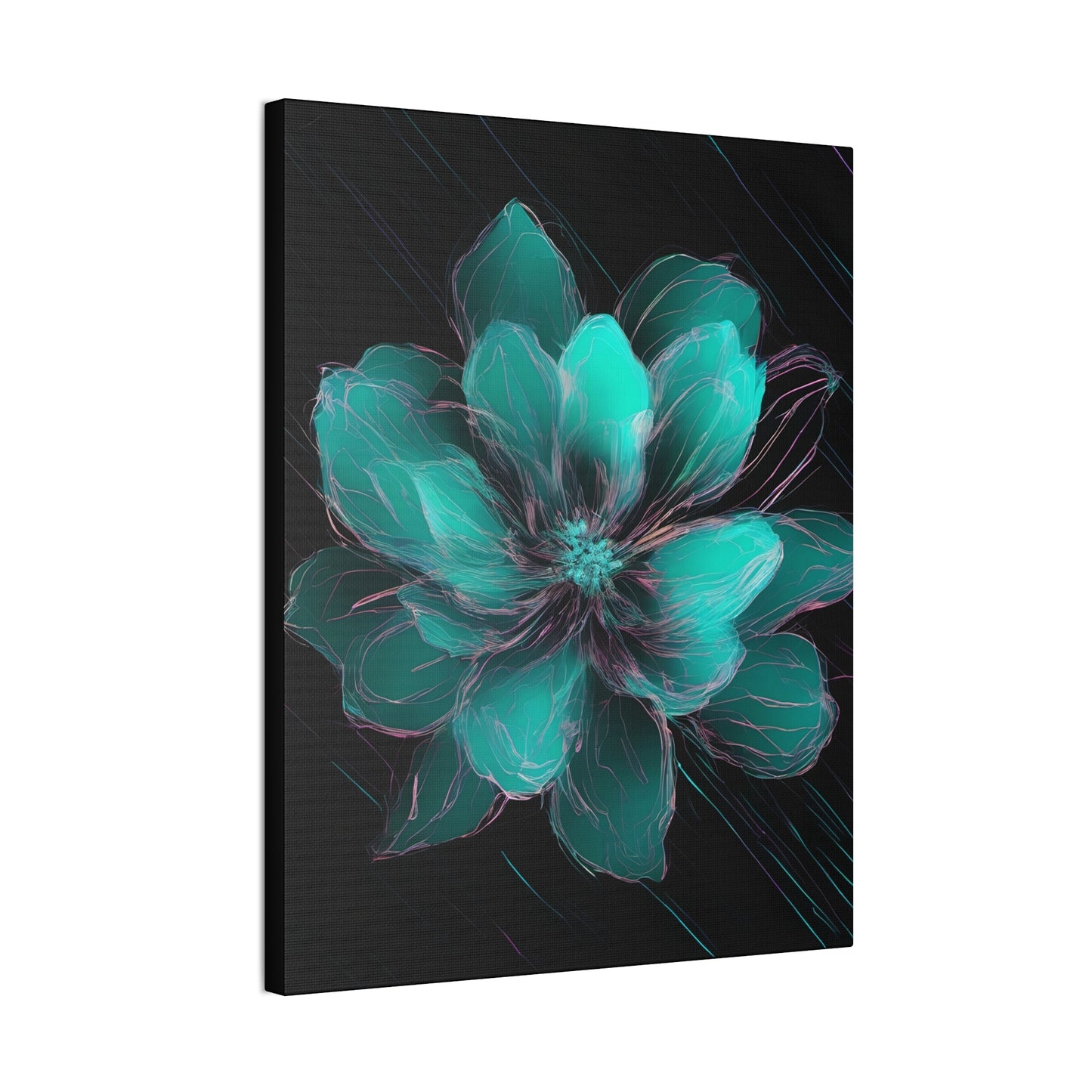 Glow Bloom: A Flower in the Void
