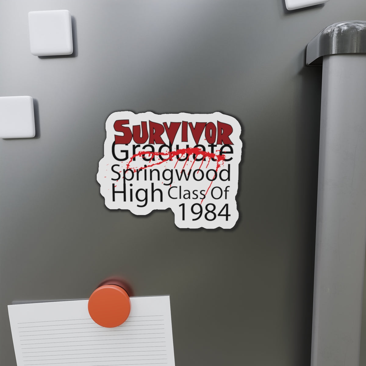 Springwood High “SURVIVOR” Magnet — Class of 1984 (Dreams Optional)