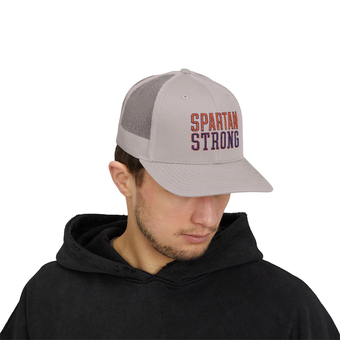 SPARTAN STRONG Trucker Hat – Built for Dirt Roads, Game Days, and Comebacks