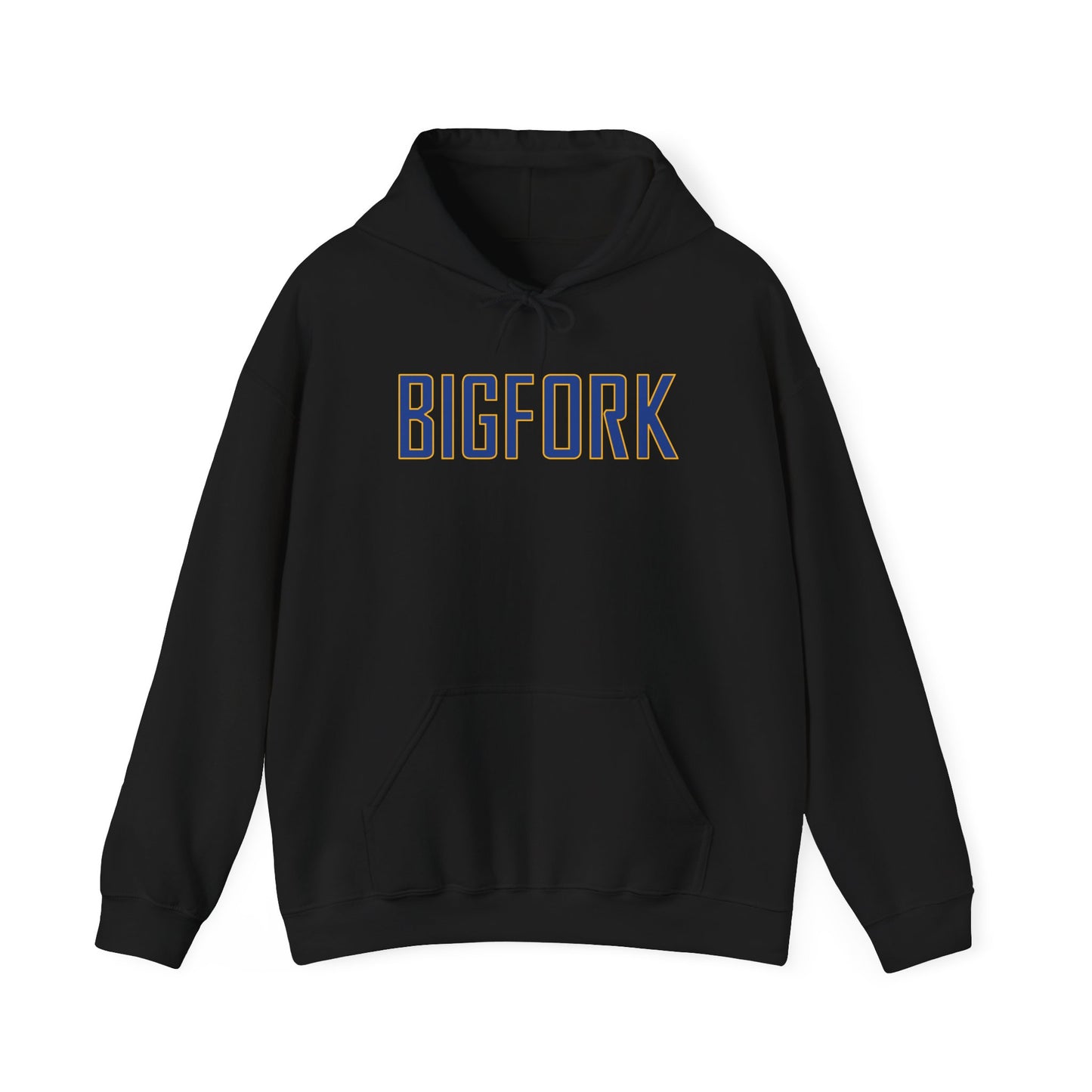 Bigfork Huskies Back-Logo Hoodie β Front Wordmark, Classic Comfort